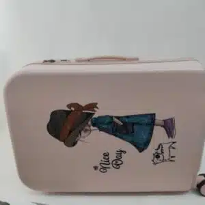 מזוודה ורודה לילדות