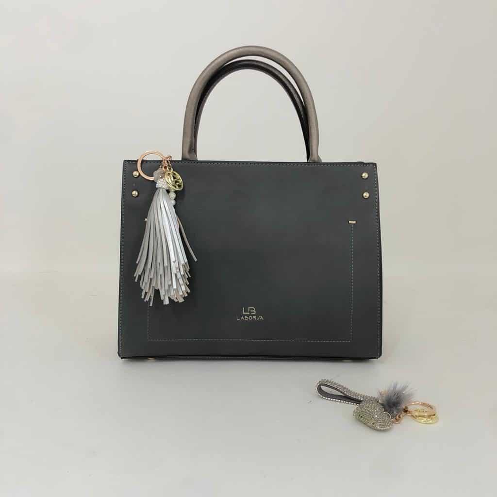 תיק אפור לנשים