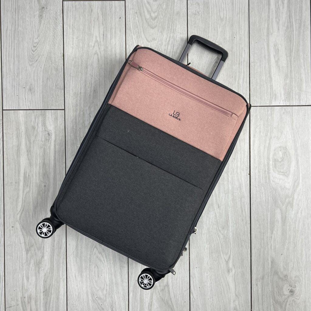 מזוודה טרולי בד