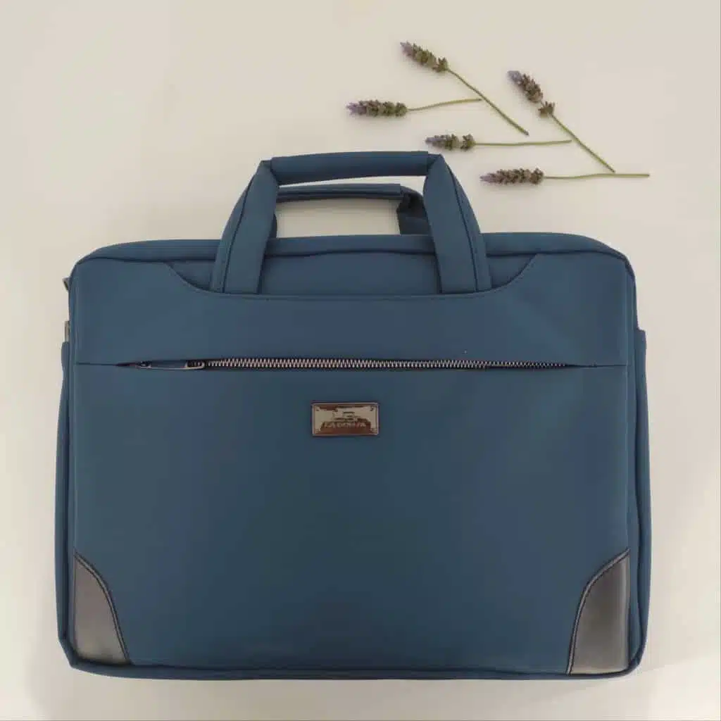 תיק למחשב נייד 14" LB2052 BLUE   שני רוכסנים