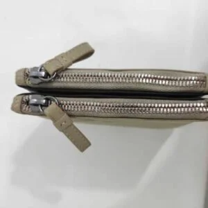 ארנק עור לנשים עם רוכסן