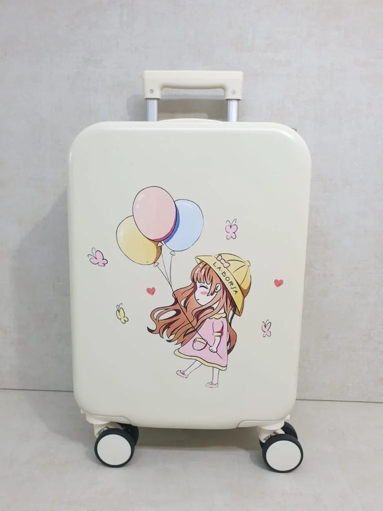 מזוודה לילדה בלונים קטנה
