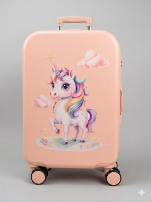 מזוודה חד קרן לילדה